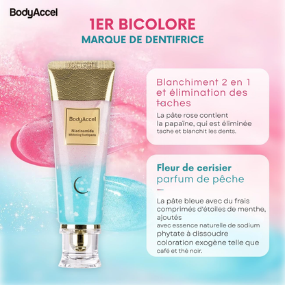 🦷DENTIFRICE BLANCHISSANT AU NIACINAMIDE 100% APPROUVÉ✅