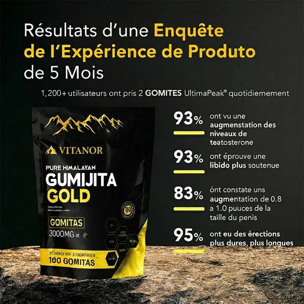 Vitanor Shilajit Gold - Force et vitalite Himalaya