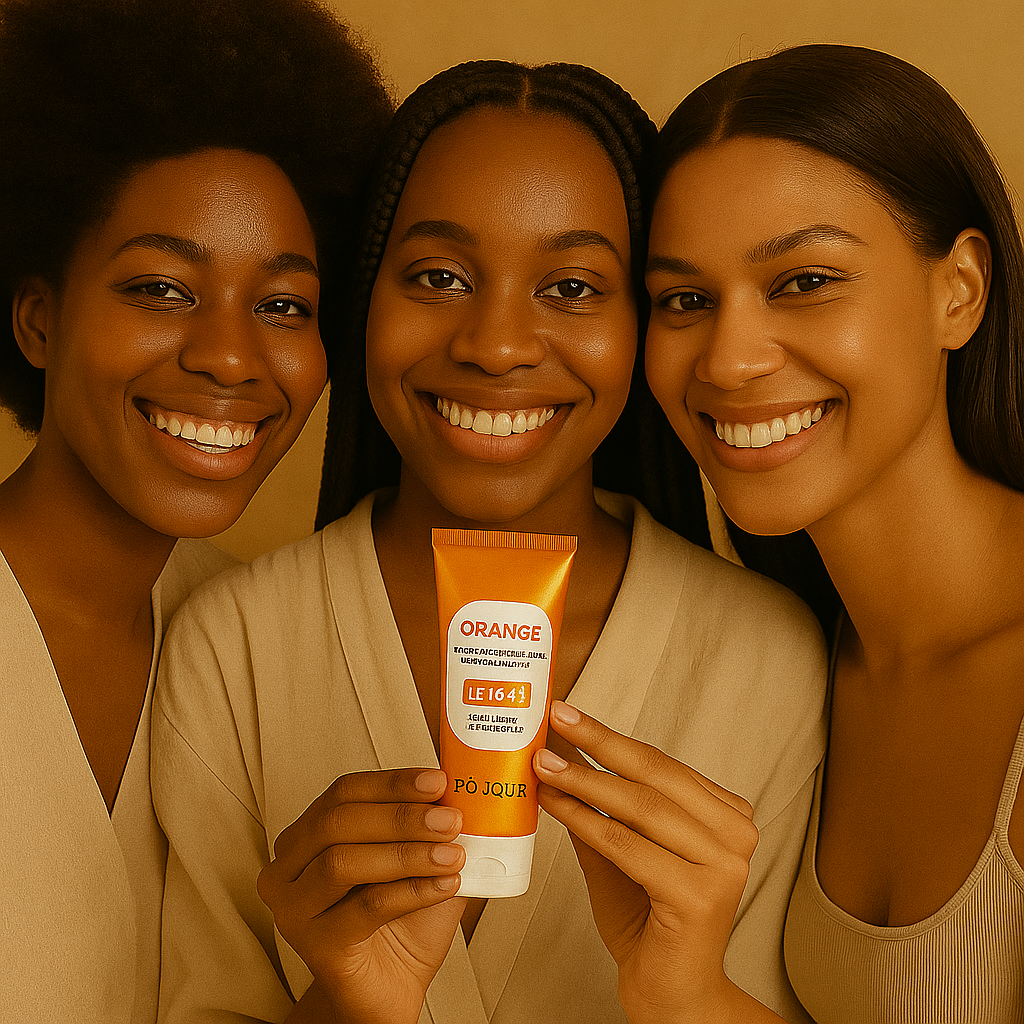 🍊GEL EXFOLIANT & ECLAIRCISSANT A BASE D'ORANGE🌞🍊