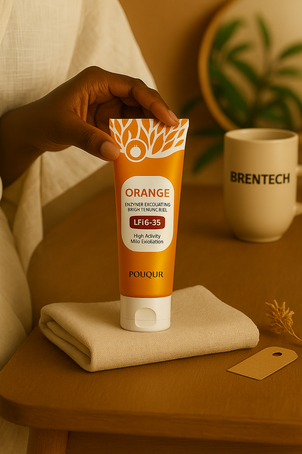 🍊GEL EXFOLIANT & ECLAIRCISSANT A BASE D'ORANGE🌞🍊