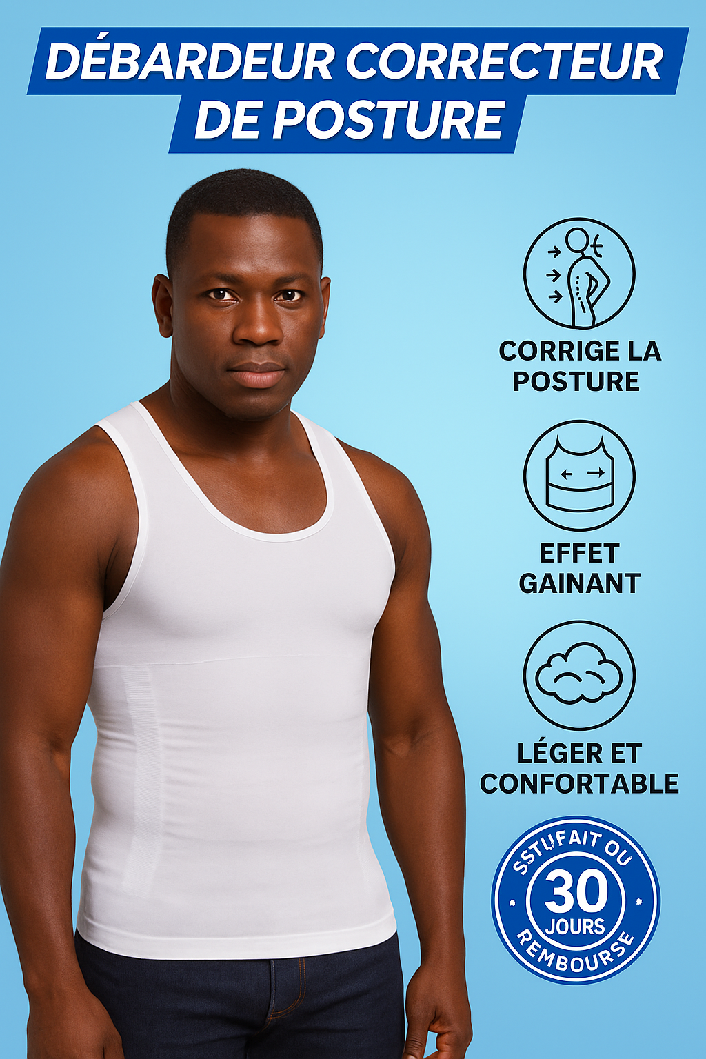 HAUT GAINANT POUR APLATIR LE VENTRE✅