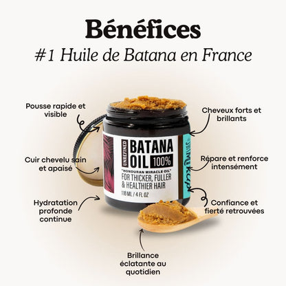 HUILE MIRACLE DE BATANA™  POUR LA POUSSE ET LA REPOUSSE DE VOS CHEVEUX