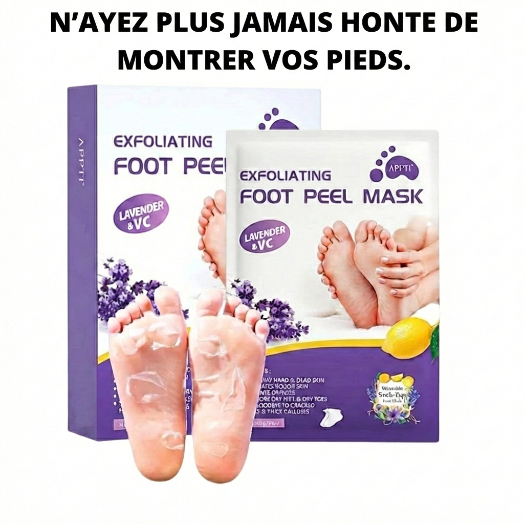 SOIN DE PIED - MASQUE POUR RETROUVER VOS PIEDS DE BÉBÉ EN 4 JOURS